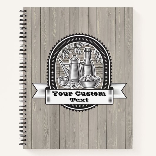 Livre ou Journal de recettes italiennes (Devant)