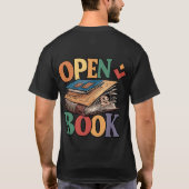 👕 📖 livre ouvert T-shirt noir 📖 👕 (Dos)