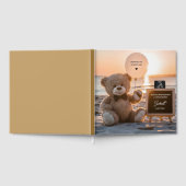 Livre photo bébé ours en peluche plage douce souve (Complet)