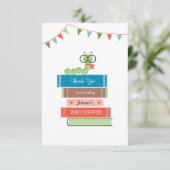 Livre pour le carte de remerciements de baby (Debout devant)