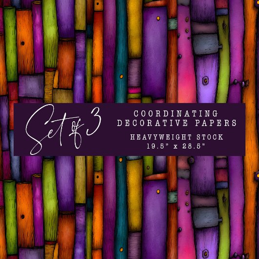 LIVRE QUIRKY ESPINES DÉCORATIVE PAPIER SET