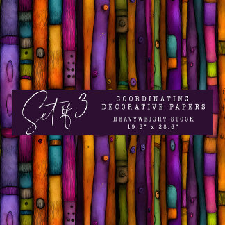 LIVRE QUIRKY ESPINES DÉCORATIVE PAPIER SET