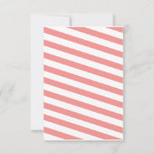 Livre rose Anniversaire Fête Lecture Invitation (Dos)