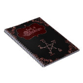 Livre rose gothique des ombres Pentacle Elements (Côté Droit)