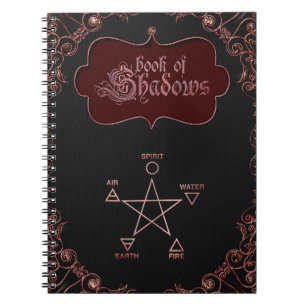 Livre rose gothique des ombres Pentacle Elements