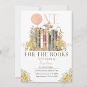 Livre rose Première Invitation anniversaire (Devant)