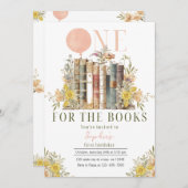 Livre rose Première Invitation anniversaire (Devant / Derrière)