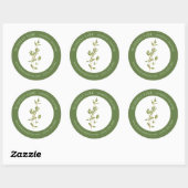 LIVRE THYME FRAIS ID Stickers grands ronds II (Feuille)