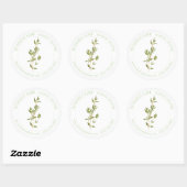 LIVRE THYME FRAIS ID Stickers Rond (Feuille)