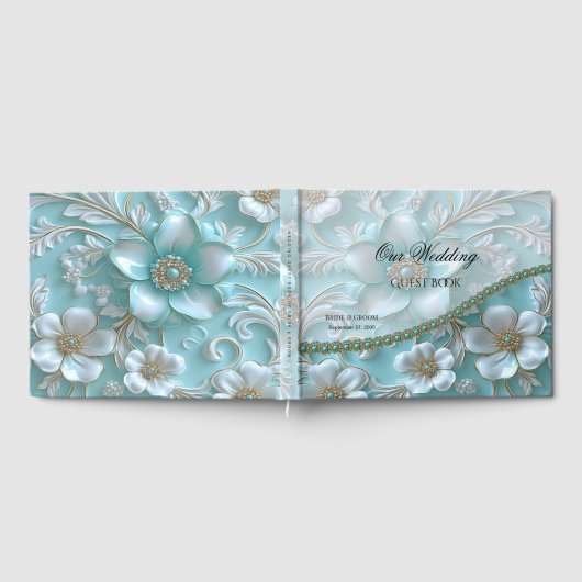 Livre turquoise Floral (Complet)