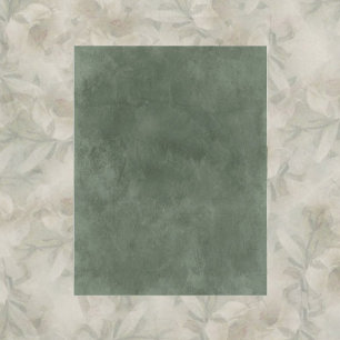 Livre vert Jade et papier à scandale Floral
