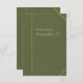 Livre vert vintage rsvp (Devant / Derrière)