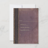 Livre vintage violet rsvp (Dos)