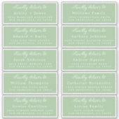 Livrer au Mariage de calligraphie Étiquette de adr (Devant)