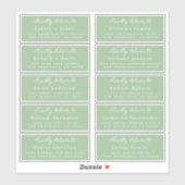 Livrer au Mariage de calligraphie Étiquette de adr (Feuille)