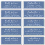 Livrer au Mariage de calligraphie Étiquette de adr (Devant)