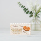 Livres à tarte pour bébé avec une petite carte d'i (Debout devant)