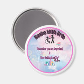 Livres avec aimant rond Brie (Recto/Verso)