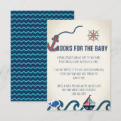 Livres Baby showers Nautiques Pour La Carte Bébé (Devant / Derrière)