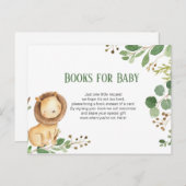 Livres bébé Lion vert insérer carte (Devant / Derrière)