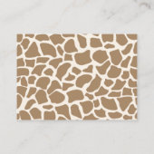 Livres Blue Boy Giraffe Pour Bébé Carte Boîtier (Dos)