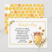 Livres Botaniques D'Abeille Pour Carte De Boîtier (Devant / Derrière)