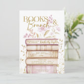 Livres & Brunch Story Livre Invitation de douche n (Debout devant)