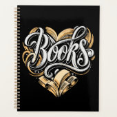 Livres Calligraphie forme coeur (Devant)