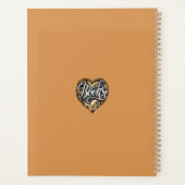 Livres Calligraphie forme coeur (Dos)