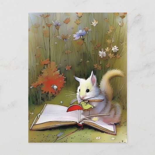 Livres, carte postale pour les postes (Devant)