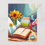 Livres, carte postale pour les postes (Devant)