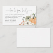 Livres Citrouilles Automne Pour Carte Boîtier Bébé (Devant / Derrière)