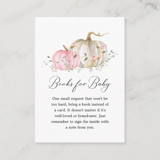 Livres Citrouilles pour fille pour carte de boîtie (Devant)