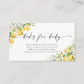 Livres Citrus Citron Pour Carte Boîtier Bébé (Devant)