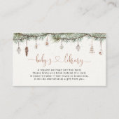 Livres confortables de Noël pour bébé carte de boî (Devant)