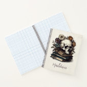 Livres crâniens vintages Dark Academia Gothic Hall (Intérieur)