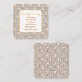 Livres de Baby shower mignonnes pour la carte de b (Devant / Derrière)