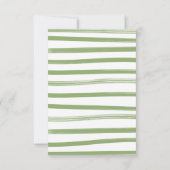 Livres de baby shower préppy pour carte bébé (Dos)