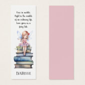Livres de citations de fée mignons signet mini (Devant & derrière)