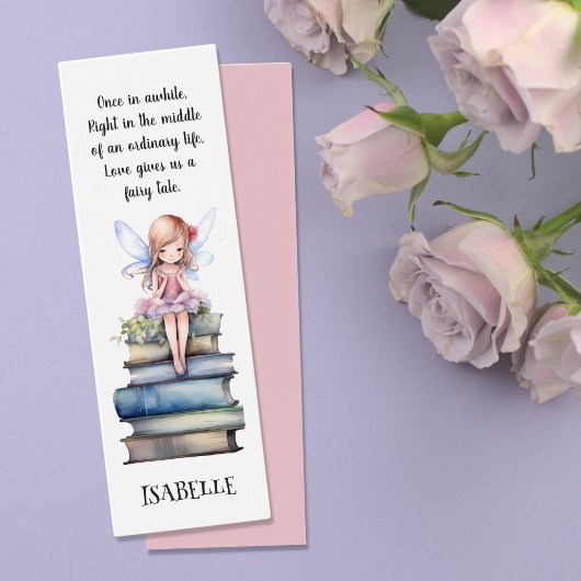 Livres de citations de fée mignons signet mini