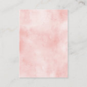 Livres De Jardin Floral Pour Invitation Bébé Inser (Dos)