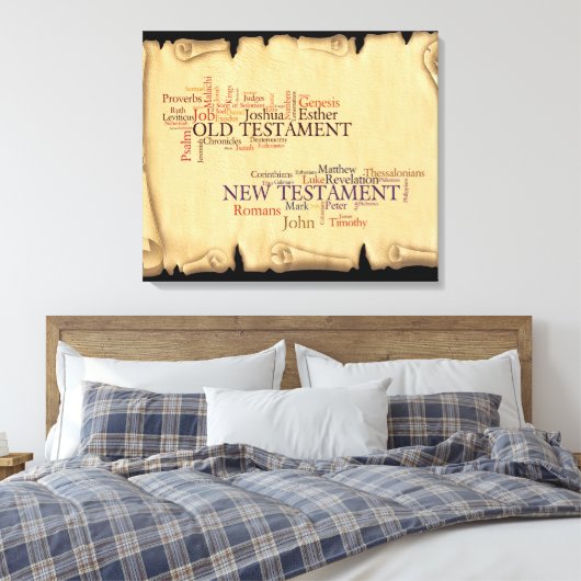 Livres De La Bible Étiqueté Toile Imprimer (Insitu(Chambre))