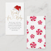 Livres de Noël Père Noël pour bébé pour carte de b (Devant / Derrière)