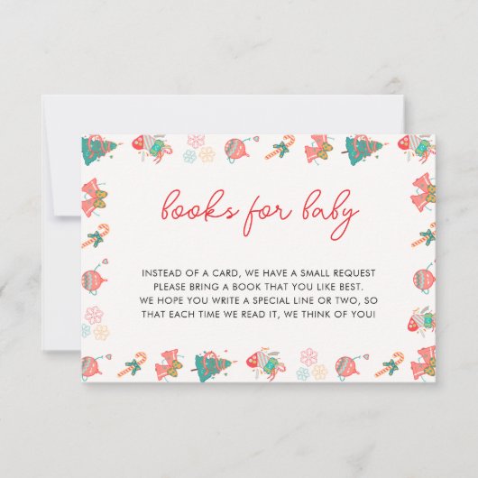 Livres de Noël pour carte bébé (Devant)