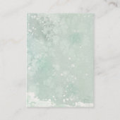 livres de renard de forêt d'hiver pour la carte de (Dos)