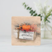 Livres de Thanksgiving avec carte Citrouille (Debout devant)