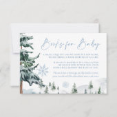 Livres d'hiver pour carte bébé (Devant)