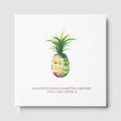 Livres d'invités à l'ananas tropical (Recto)