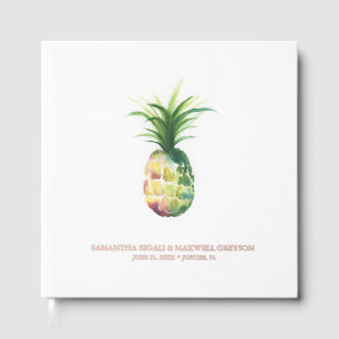 Livres d'invités à l'ananas tropical