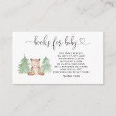 Livres d'ours de bois pour bébé carte d'enclos (Devant)